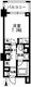 レジディア中落合 B604 間取り図