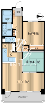 芝公園アパートメント 504 間取り図