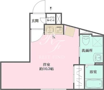 グローリオシェルト杉並方南町 203 間取り図