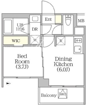 イプセ四谷テラス 502 間取り図