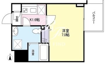 ガーラプレイス新宿御苑 1504 間取り図