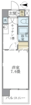イーストコート芝 604 間取り図