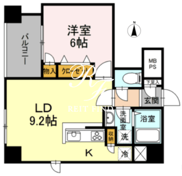 グランジット神田司町 502 間取り図
