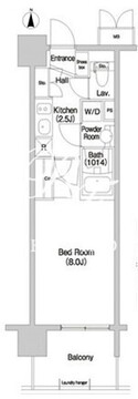 コンフォリア大島 1103 間取り図