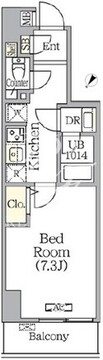 プライムガーデン赤塚 202 間取り図