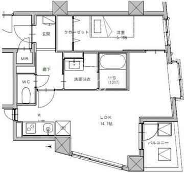 Ｔｈｅ　Ｏｒｃｈｉｄ　Ｍａｎｏｒ２ 503 間取り図