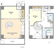HF目黒行人坂レジデンス 106 間取り図