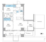 クレヴィアリグゼ西馬込 607 間取り図 ?>