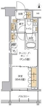 リビオメゾン東池袋 504 間取り図