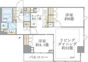 ブリリア日本橋茅場町 202 間取り図