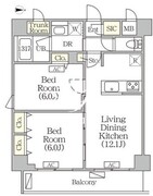 オルサス志村坂上 401 間取り図