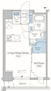 アーバネックス北上野 803 間取り図