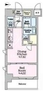 ワンルーフレジデンス亀戸 311 間取り図 ?>