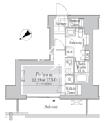 リブクオーレ神保町 802 間取り図