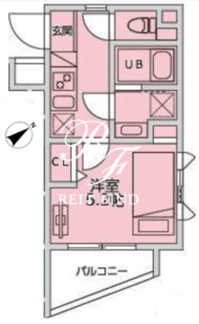 メホールシーティオ恵比寿 401 間取り図