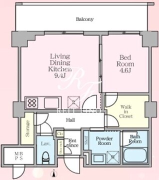 ソライエアイルときわ台 412 間取り図