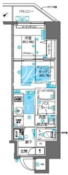ズーム神田 701 間取り図