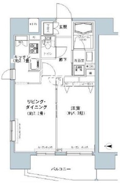 パークキューブ板橋本町 507 間取り図