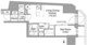 ＢＰＲレジデンス南品川 701 間取り図