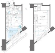 ズーム新宿御苑前 1404 間取り図