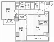 リテラス三軒茶屋サウス 405 間取り図 ?>