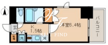 ステーションフロント両国 301 間取り図