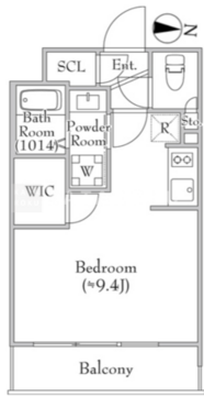 レクシード目白 415 間取り図
