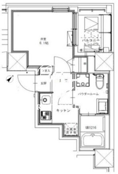 ジェノヴィア幡ヶ谷 701 間取り図