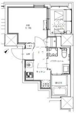 ジェノヴィア幡ヶ谷 901 間取り図
