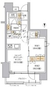 リビオメゾン東池袋 702 間取り図