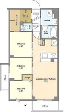 KDXレジデンス田園調布南 306 間取り図