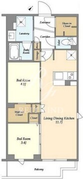 KDXレジデンス田園調布南 501 間取り図