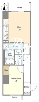 Anela Court 601 間取り図