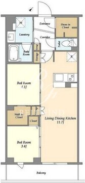 KDXレジデンス田園調布南 102 間取り図