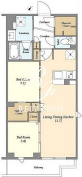 KDXレジデンス田園調布南 401 間取り図