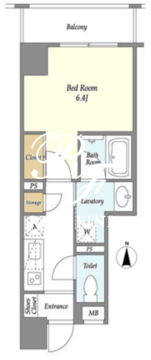 Anela Court 802 間取り図