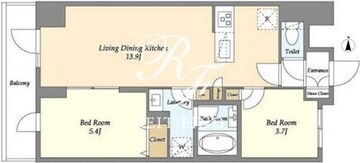 ドゥーエ南砂町2 305 間取り図