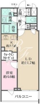 クリアルプレミア西馬込 404 間取り図