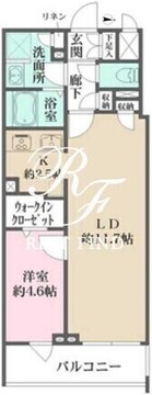 クリアルプレミア西馬込 304 間取り図
