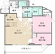 クリアルプレミア西馬込 406 間取り図