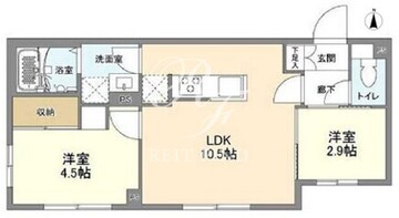 ウェルスクエア森下 303 間取り図
