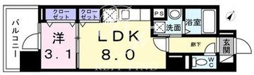 フェルデタワー 504 間取り図