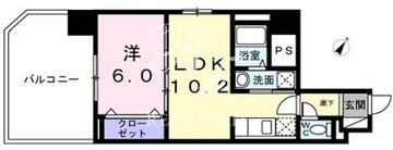 フェルデタワー 404 間取り図