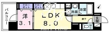 フェルデタワー 704 間取り図