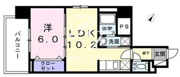 フェルデタワー 605 間取り図