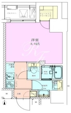RBM三軒茶屋レジデンス 402 間取り図