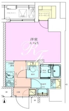 RBM三軒茶屋レジデンス 702 間取り図