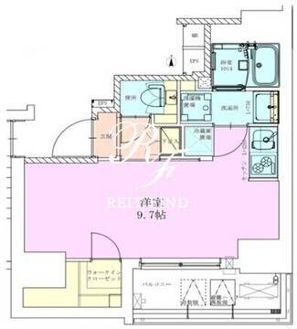 RBM三軒茶屋レジデンス 1003 間取り図