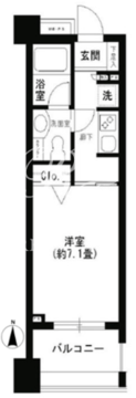 クリオ文京小石川 203 間取り図
