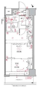 クレイシア門前仲町ザ・レジデンス 212 間取り図
